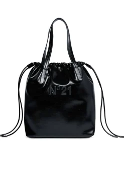 Bags And Backpacks>N°21 Imitation leather tote bag black