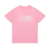 T-Shirts | Logomania>MM6 MAISON MARGIELA Jersey T-shirt branded with Numeric Logo Pixel light pink