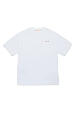 T-Shirts | T-Shirts>MARNI Jersey T-shirt with breast pocket white
