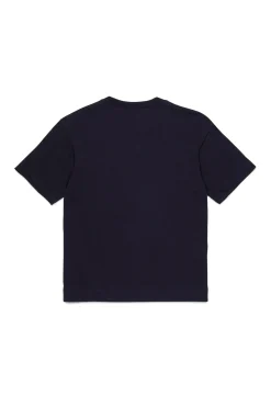 T-Shirts | T-Shirts>MARNI Jersey T-shirt with breast pocket blue navy