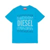 T-Shirts | T-Shirts>DIESEL Jersey T-shirt with logo turquoise