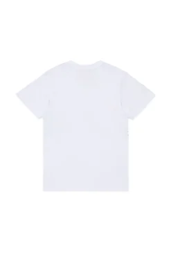 T-Shirts | T-Shirts>DIESEL Jersey T-shirt with logo white