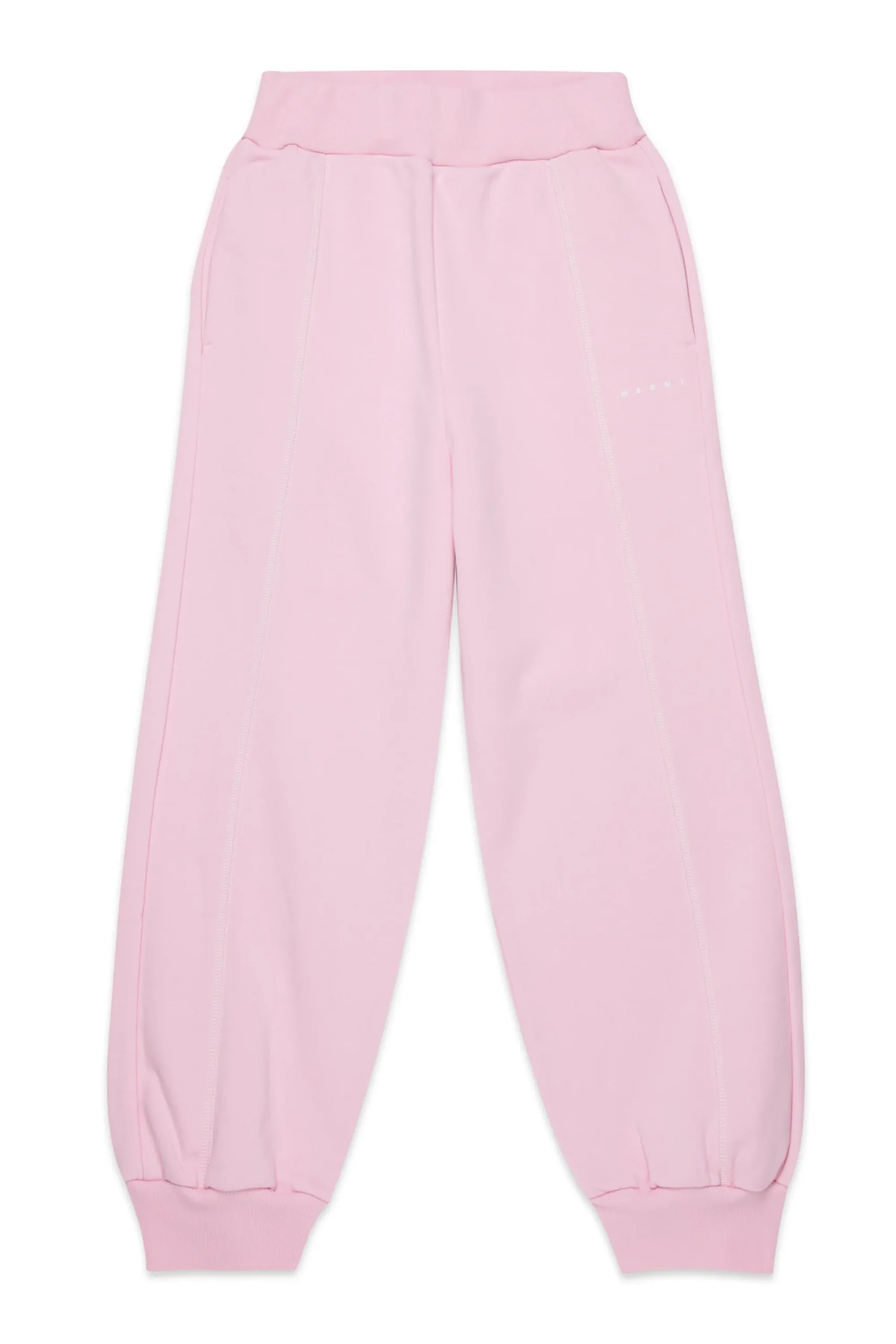 Pants | Activewear>MARNI Jogger pants with contrasting seams light pink