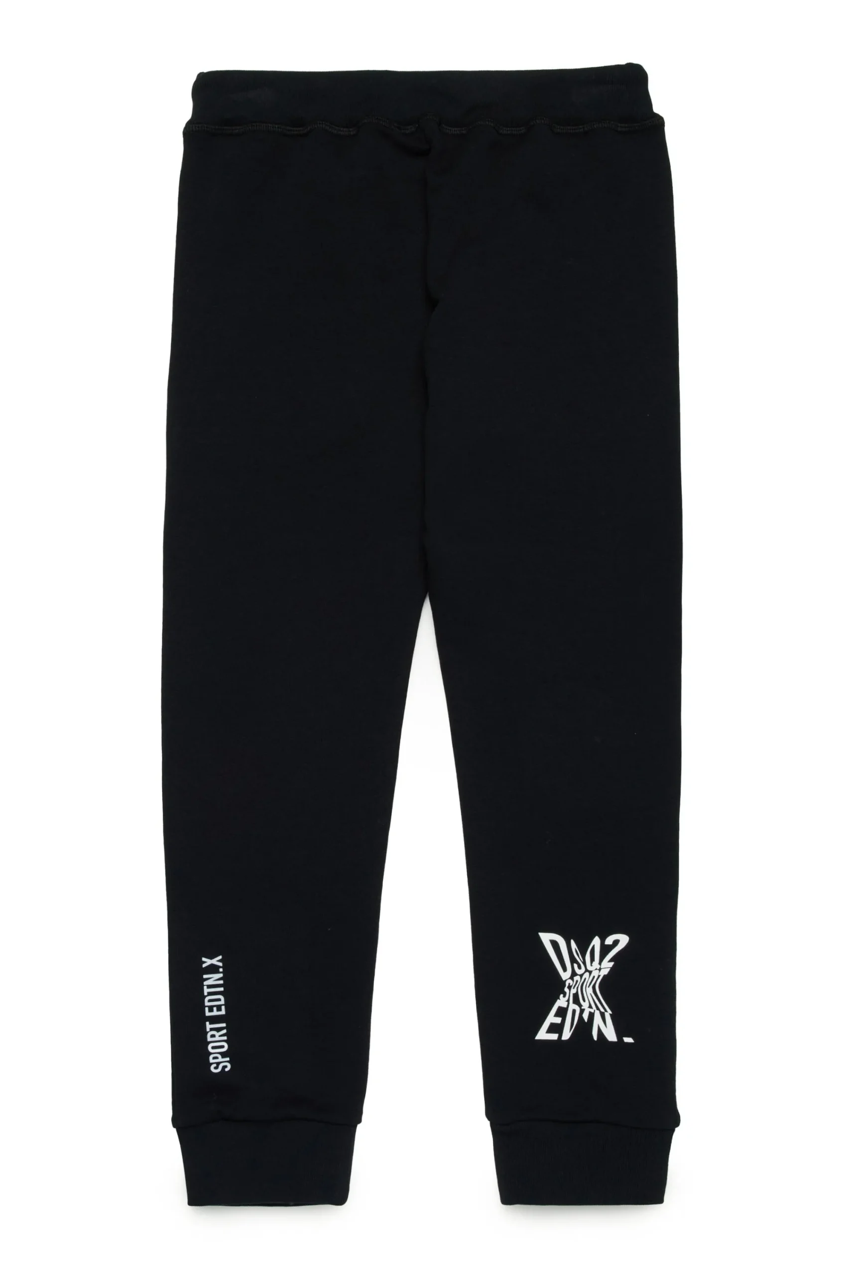 Pants | Pants>DSQUARED2 Joggers with Mister X print black