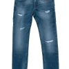 Denim-Mania | Denim-Mania>DIESEL JoggJeans® medium blue skinny with rips - 1979 Sleenker blue denim