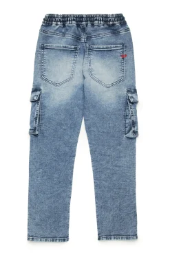 Jeans | Denim-Mania>DIESEL JoggJeans® mid blue straight cargo style - D-Ursy blue denim