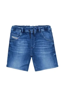 Denim-Mania | Denim-Mania>DIESEL JoggJeans® shorts in mid-blue with shades blue denim