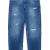 Denim-Mania | Denim-Mania>DIESEL JoggJeans® straight medium blue with rips - 2010 blue denim