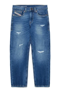 Denim-Mania | Denim-Mania>DIESEL JoggJeans® straight medium blue with rips - 2010 blue denim