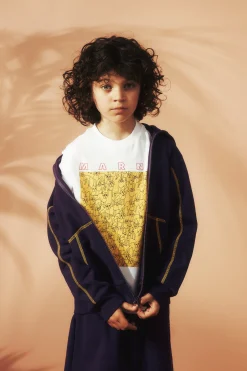 T-Shirts | T-Shirts>MARNI Joy Logo printed T-shirt white