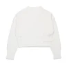 Knitwear | Knitwear>MM6 MAISON MARGIELA Knit pullover with breaks off white