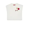 Knitwear>MAX&Co. Knitted vest with patch white