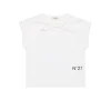 T-Shirts>N°21 Knotted sleeveless T-shirt white