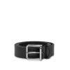 Belts | Party Looks>DSQUARED2 Leather belt with metal buckle black