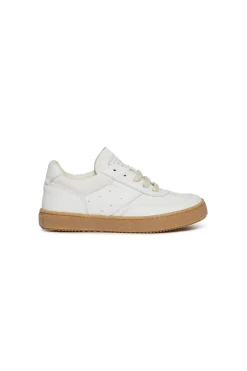 Sneakers | Sneakers>MM6 MAISON MARGIELA Leather court trainers white