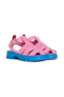 Slippers And Sandals | Slippers And Sandals>MARNI Leather fisherman sandals pink