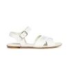 Slippers And Sandals | Slippers And Sandals>MM6 MAISON MARGIELA Leather sandals with Numeric logo white