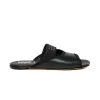 Slippers And Sandals | Slippers And Sandals>MM6 MAISON MARGIELA Leather slide slippers with elastic black