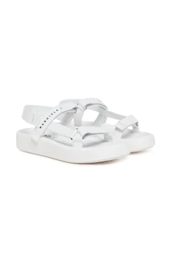 Slippers And Sandals | Slippers And Sandals>MM6 MAISON MARGIELA Leather slingback sandals white