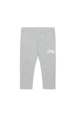 Activewear | Activewear>DIESEL Leggings pants with mylar print grey melange