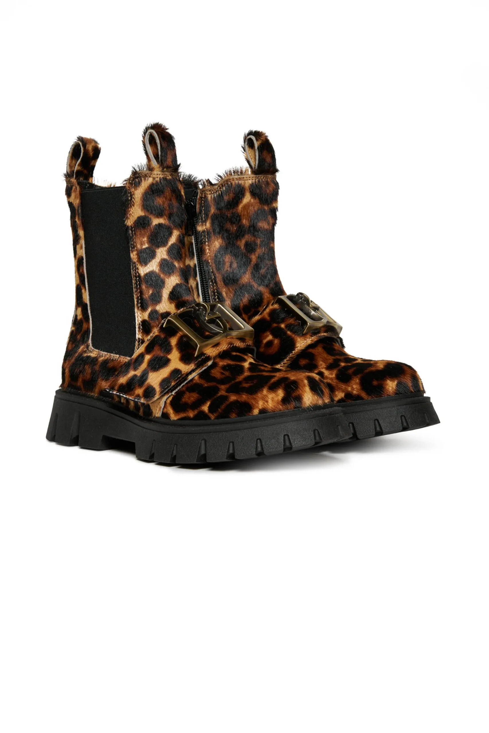 Boots And Combat Boots | Boots And Combat Boots>DSQUARED2 print leather Chelsea boots leopard