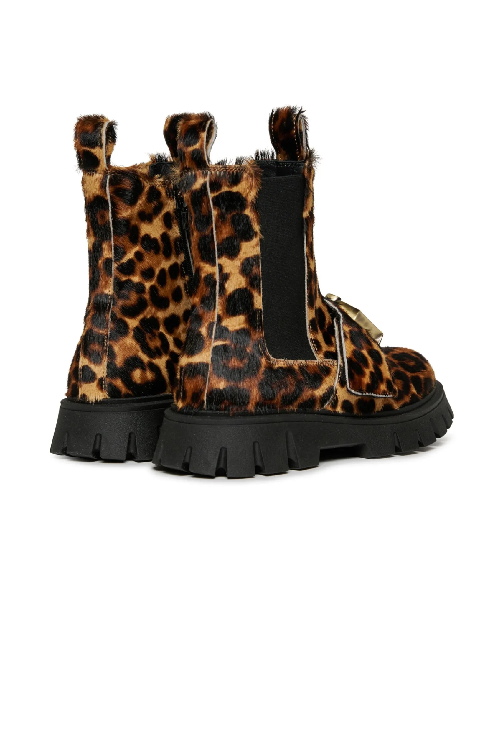 Boots And Combat Boots | Boots And Combat Boots>DSQUARED2 print leather Chelsea boots leopard