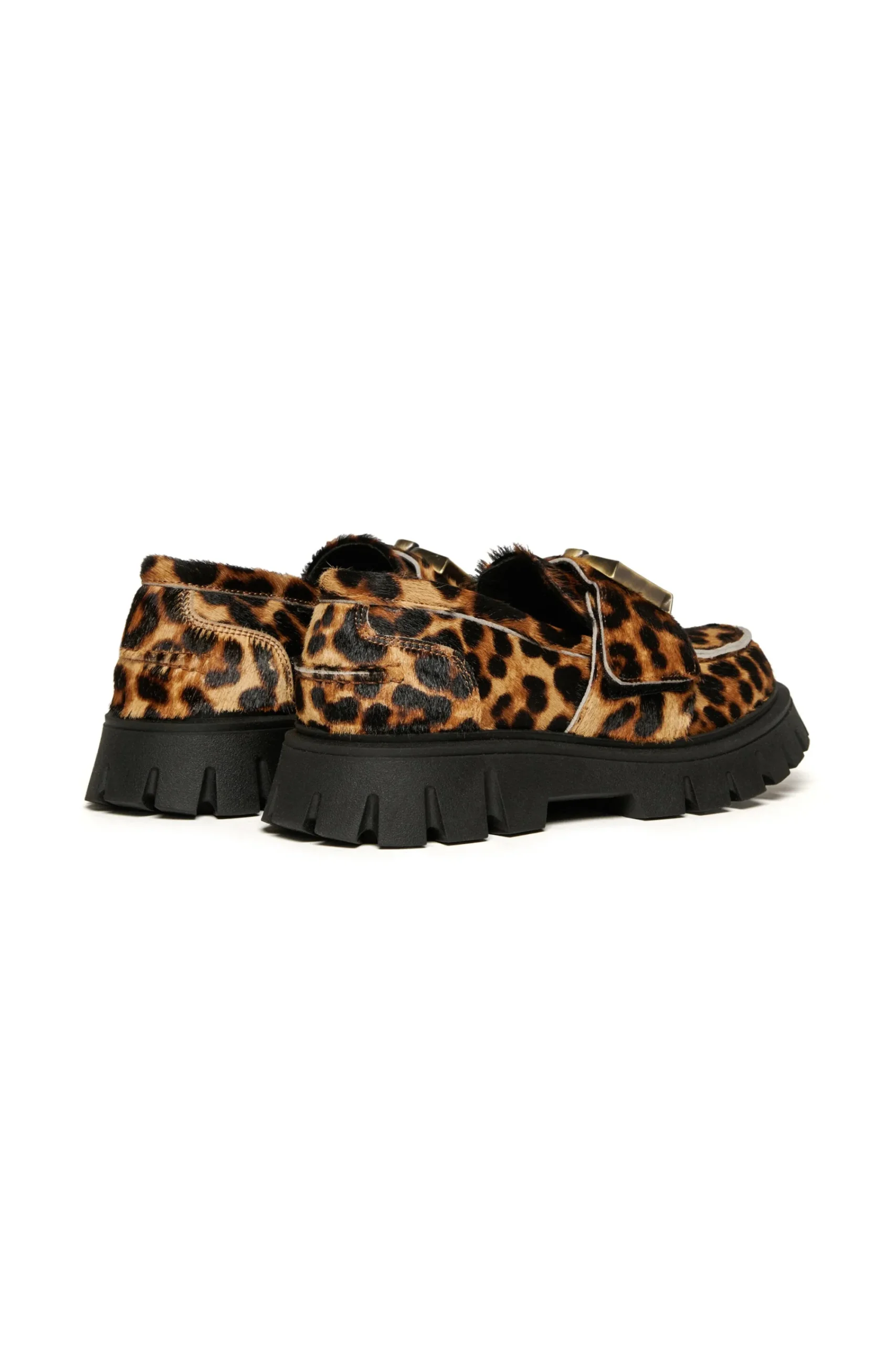 Boots And Combat Boots | Boots And Combat Boots>DSQUARED2 print leather loafers leopard