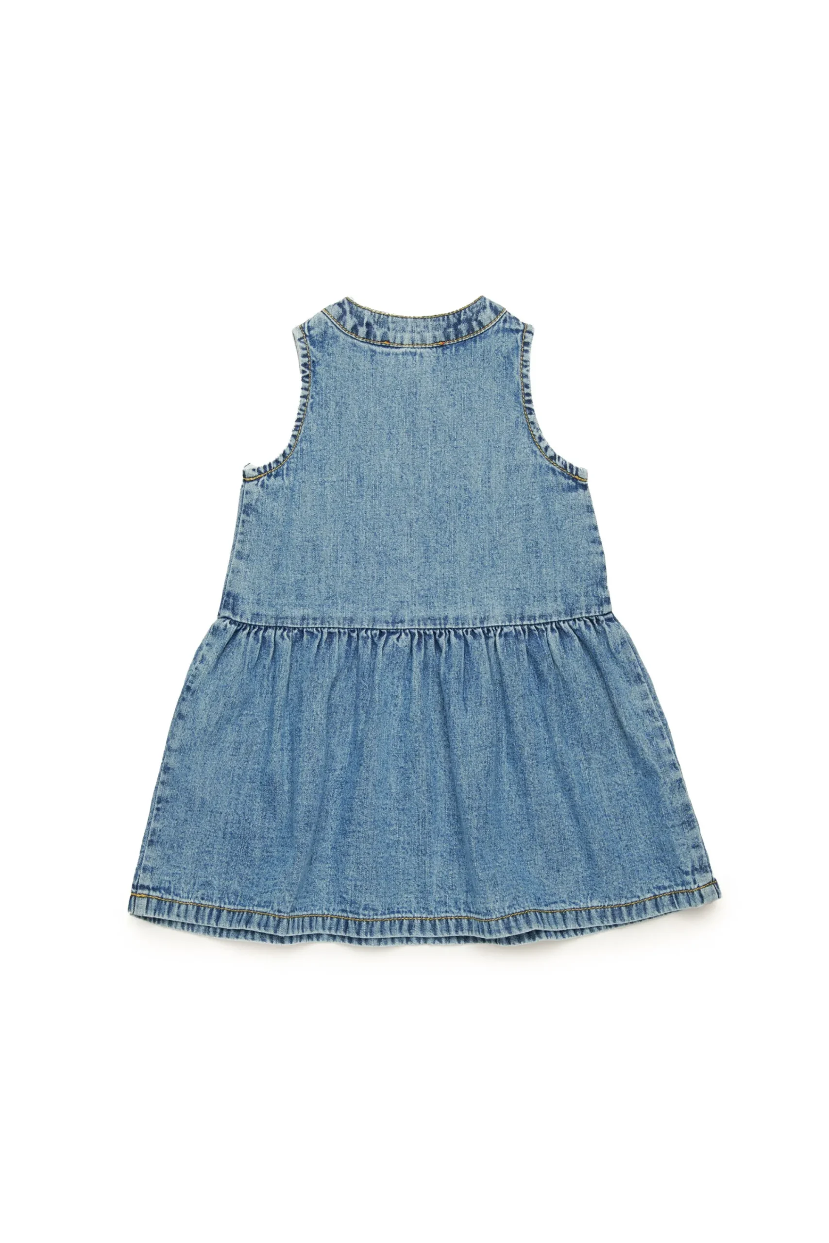 Dresses | Denim-Mania>DIESEL Light denim dress with Oval D logo blue denim