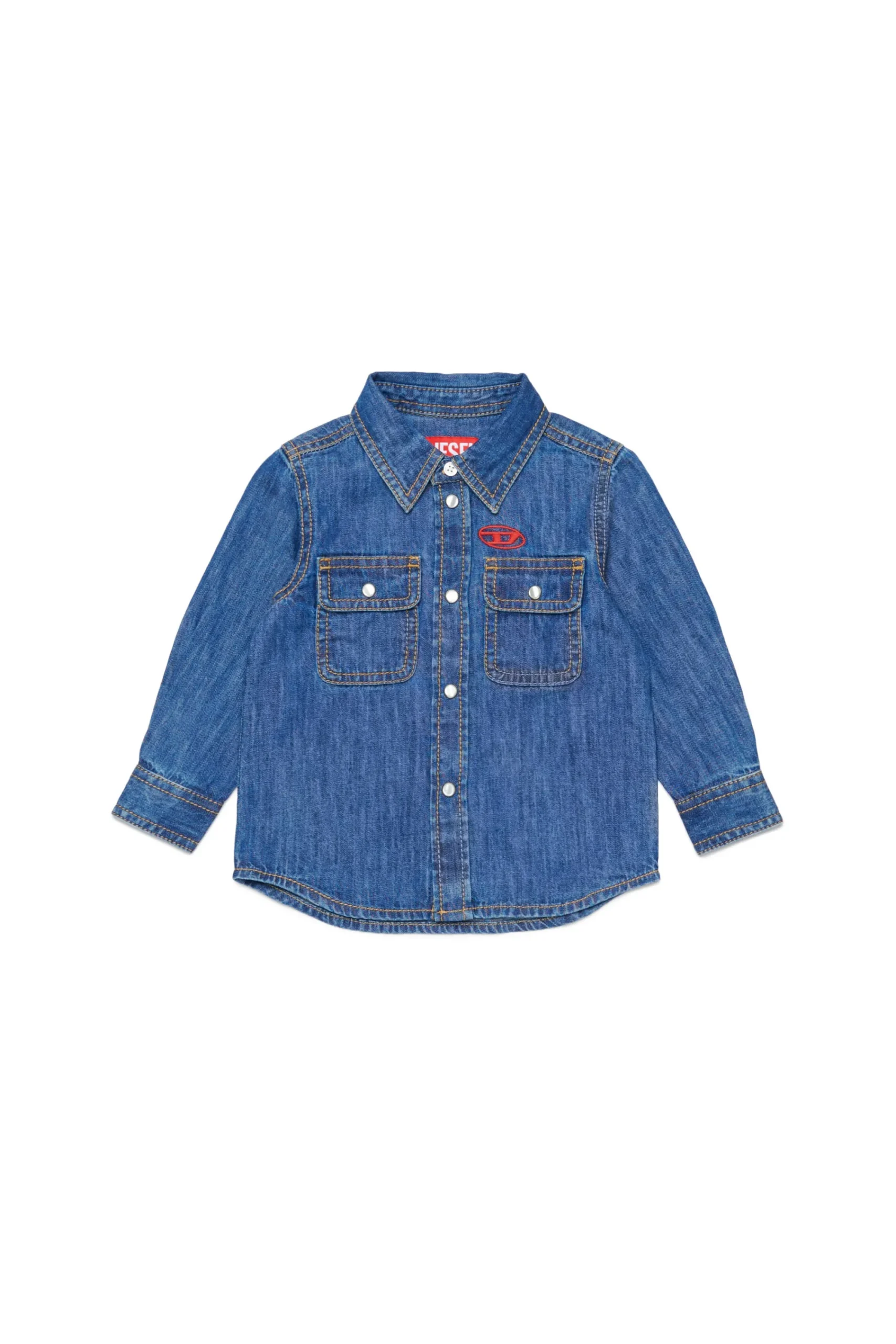 Shirts | Denim-Mania>DIESEL Light denim shirt blue denim