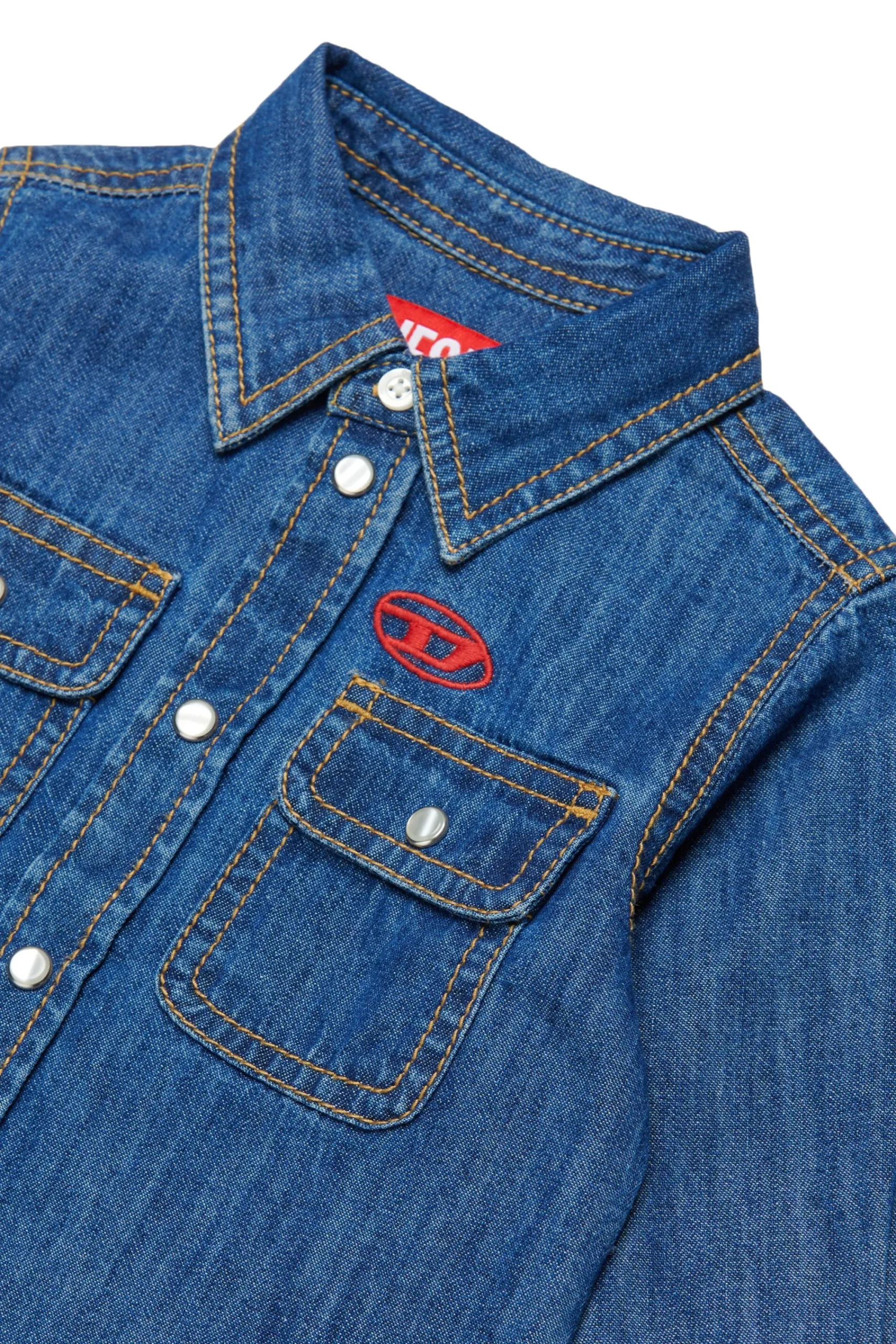 Shirts | Denim-Mania>DIESEL Light denim shirt blue denim