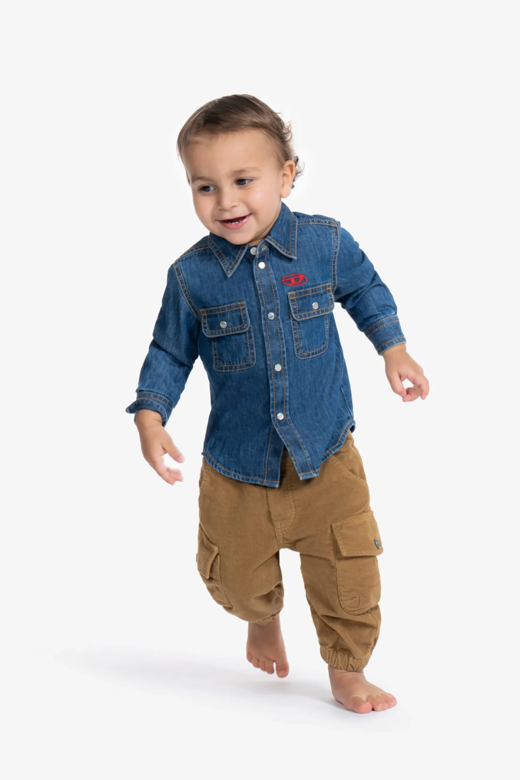Shirts | Denim-Mania>DIESEL Light denim shirt blue denim