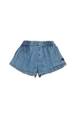 Denim-Mania | Denim-Mania>DIESEL Light denim shorts with Oval D logo blue denim