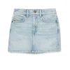Skirts | Denim-Mania>DIESEL Light denim skirt with microstones blue denim