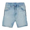 Denim-Mania | Denim-Mania>DIESEL Light JoggJeans® shorts with rips blue denim