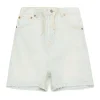 Shorts | Denim-Mania>MM6 MAISON MARGIELA Light worn-effect denim shorts blue denim