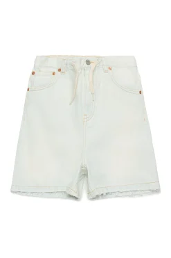 Shorts | Denim-Mania>MM6 MAISON MARGIELA Light worn-effect denim shorts blue denim