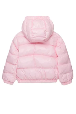 Jackets And Padded Jackets>N°21 Lightweight hooded padded jacket light pink