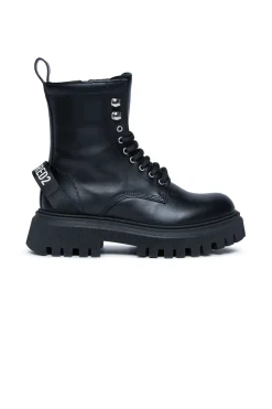 Boots And Combat Boots | Boots And Combat Boots>DSQUARED2 Logo lace-up boots black