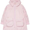 Jackets And Padded Jackets>MARNI Long branded windbreaker jacket light pink