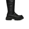 Boots And Combat Boots | Boots And Combat Boots>N°21 Long leather boots with track sole black