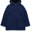 Jackets And Padded Jackets | Jackets And Padded Jackets>DIESEL Long padded jacket with front pockets blue peacoat