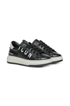 Sneakers | Sneakers>DSQUARED2 Low top trainers with Icon logo black