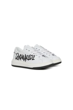 Sneakers | Sneakers>DSQUARED2 Low trainers with logo white