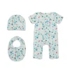 Newborn (0-12M)>MARNI Magic Farm allover cotton newborn set hangtag yellow
