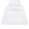 Sweatshirts | Logomania>MARNI Mended sweatshirt with patch white