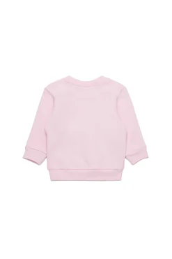 Sweatshirts | Logomania>MARNI Outline branded crew-neck sweatshirt light pink