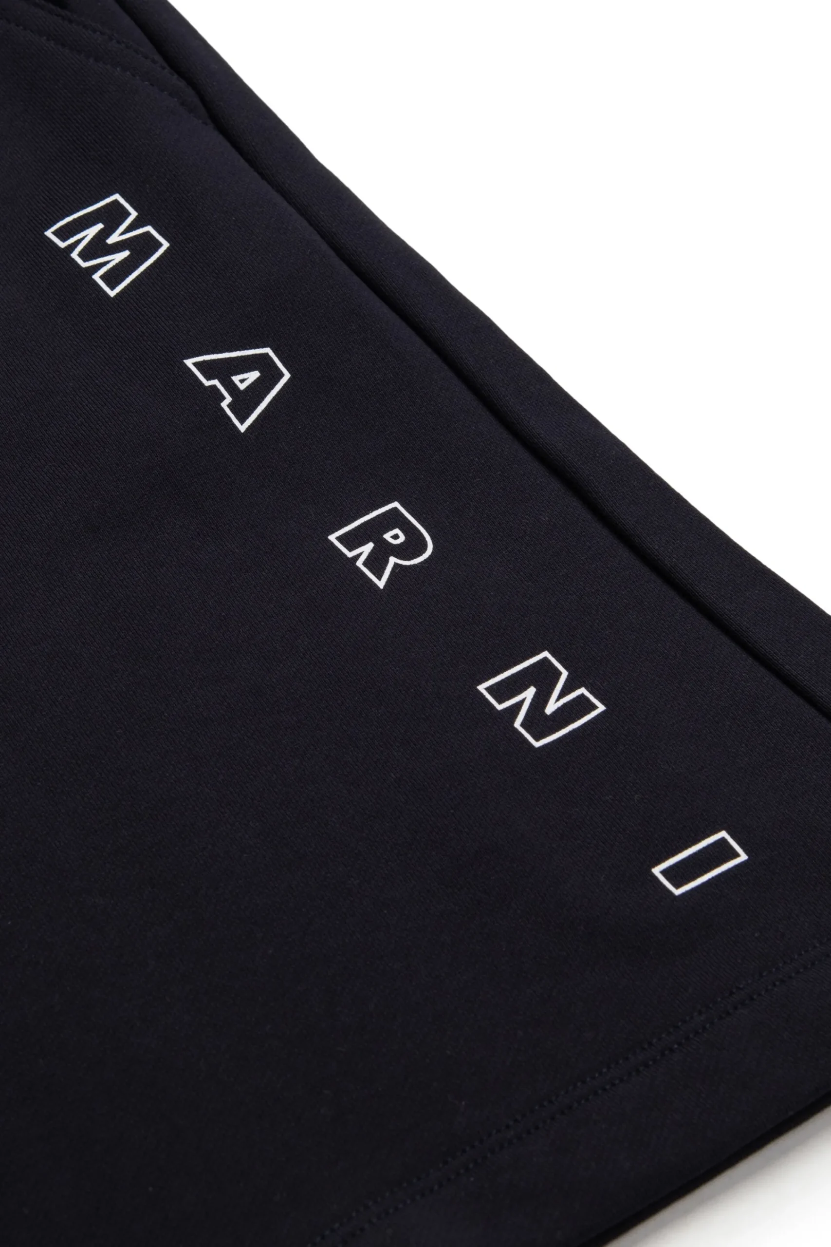 Shorts | Activewear>MARNI Outline branded fleece shorts blue navy