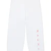 Pants | Activewear>MARNI Outline branded jogger pants white