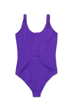 Swimwear | Swimwear>MARNI Outline branded one-piece swimsuit violet