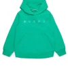 Sweatshirts | Activewear>MARNI Outline branded sweatshirt pastel green